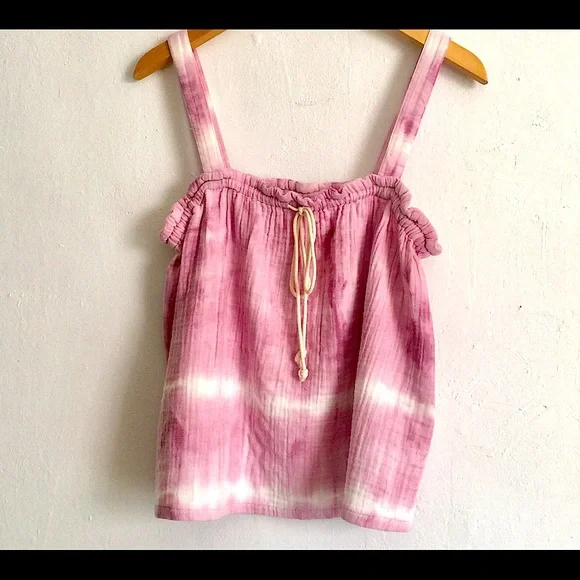 MADEWELL x Warm Tie Dye Drawstring Tank Top - Picture 7 of 10
